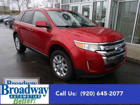 2011 Ford Edge SUV Limited - Ford Red - - by dealer for sale in Green Bay, WI