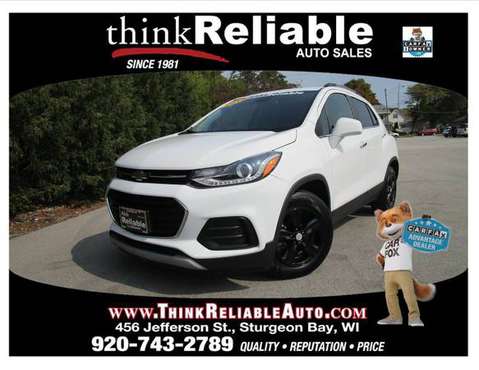 2018 CHEVROLET TRAX LT 1-OWNER REM START CAMERA APPLE CAR PLAY 20K!!... for sale in STURGEON BAY, WI