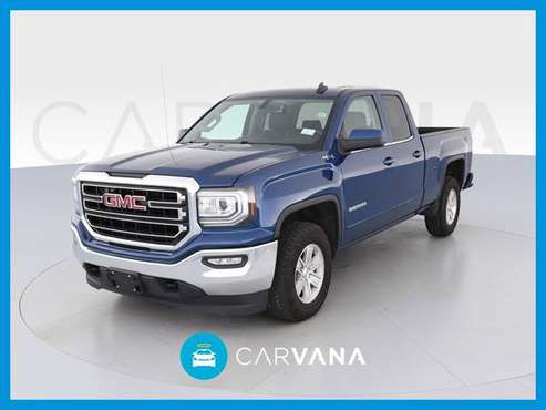 2017 GMC Sierra 1500 Double Cab SLE Pickup 4D 6 1/2 ft pickup Blue for sale in Ronkonkoma, NY