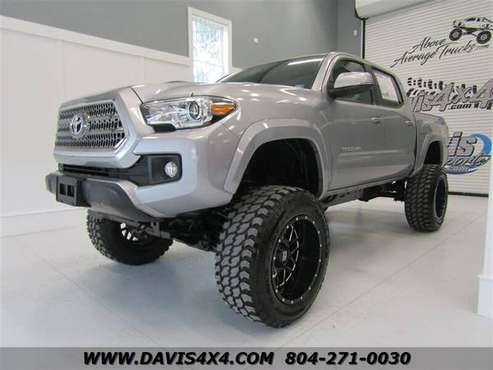 2016 Toyota Tacoma TRD Sport Lifted 4X4 V6 Double Crew Cab Short Bed for sale in Richmond, IL