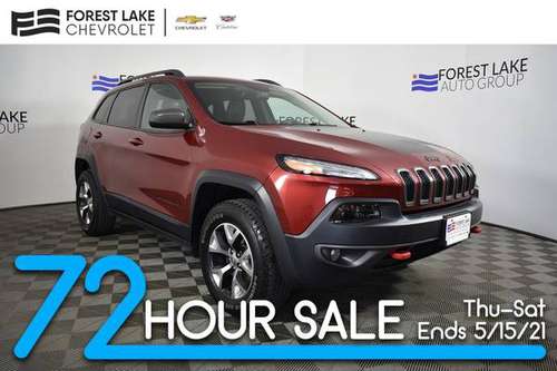 2015 Jeep Cherokee 4x4 4WD Trailhawk SUV - - by dealer for sale in Forest Lake, MN