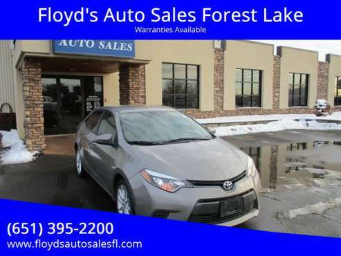 2015 TOYOTA COROLLA - - by dealer - vehicle automotive for sale in Forest Lake, MN