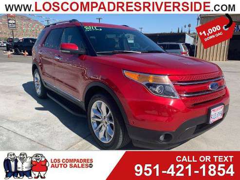 2011 Ford Explorer Limited -$1,000 Down and Your Job, Drives Today! for sale in Riverside, CA