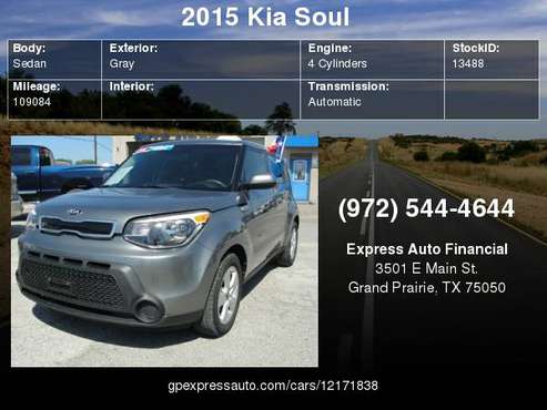 2015 Kia Soul 5dr Wgn Auto + for sale in Grand Prairie, TX
