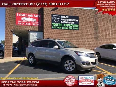 2013 CHEVROLET TRAVERSE LT $500-$1000 MINIMUM DOWN PAYMENT!! APPLY... for sale in Hobart, IL