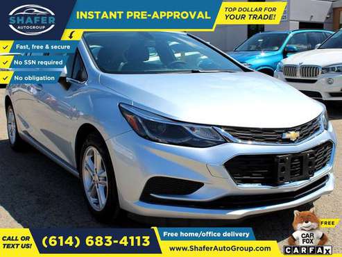 $175/mo - 2017 Chevrolet *CRUZE* *LT* - Easy Financing! - cars &... for sale in Columbus, OH