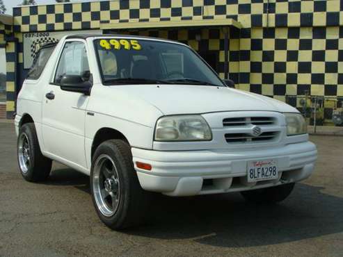 1999 SUZUKI VITARA JS CONVERTIBLE 4 CYLINDERS AUTOMATIC LOW MILES -... for sale in Tulare, CA