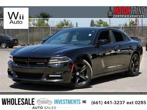 2017 Dodge Charger sedan SXT (Pitch Black Clearcoat) for sale in Van Nuys, CA