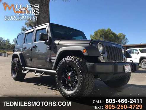 2016 Jeep Wrangler Unlimited 4WD 4dr Sport - cars & trucks - by... for sale in Atascadero, CA