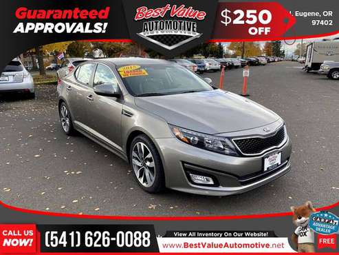 2015 KIA Optima SX FOR ONLY $345/mo! - cars & trucks - by dealer -... for sale in Eugene, OR