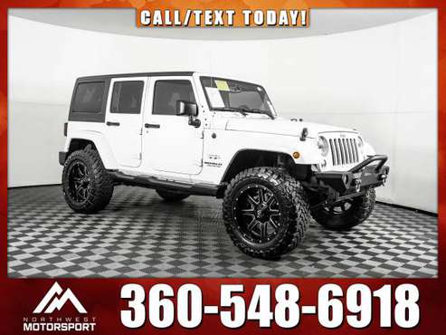 Lifted 2016 *Jeep Wrangler* Unlimited Sahara 4x4 - cars & trucks -... for sale in Marysville, WA