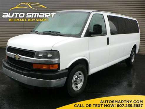 14 Chevrolet Express 3500 Ext, 15 pass capability, We Finance... for sale in binghamton, NY