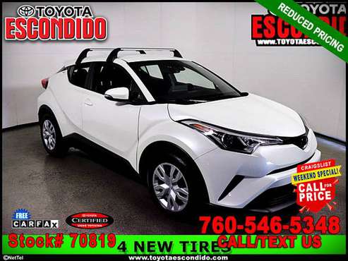2019 Toyota C-HR LE FWD SUV -EZ FINANCING -LOW DOWN! - cars & trucks... for sale in Escondido, CA
