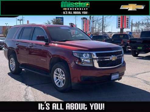 2019 Chevy Chevrolet Tahoe LS suv Red - - by dealer for sale in El Paso, TX