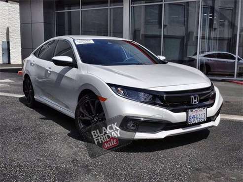 2019 Honda Civic Sport White Orchid Pearl - - by for sale in Culver City, CA