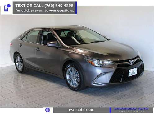 2015 Toyota Camry SE - GOOD/BAD/NO CREDIT OK! - cars & trucks - by... for sale in Escondido, CA