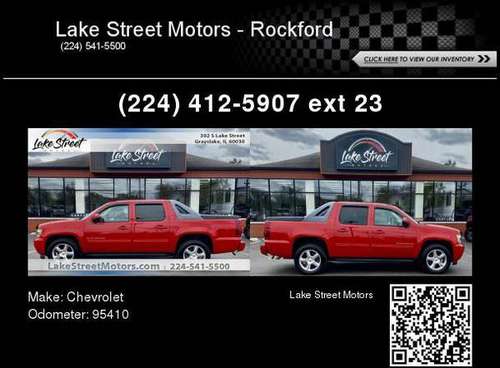 2011 Chevrolet Chevy Avalanche LT - - by dealer for sale in Grayslake, IL