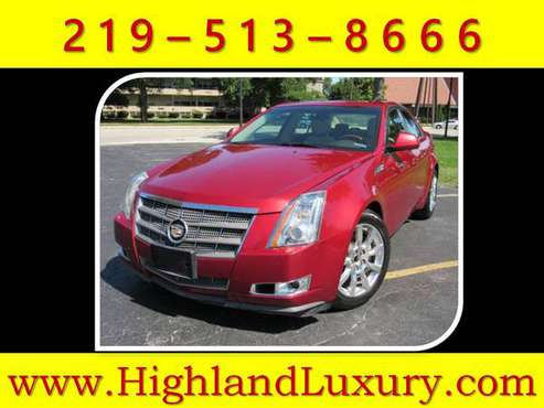 2008 CADILLAC CTS*LEATHER*GR8 TIRES*V6*REMOTE START*SUNROOF*BLUETOOTH* for sale in Highland, IL