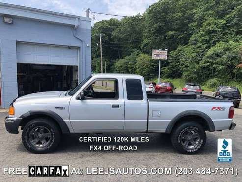 *2004 FORD RANGER XLT FX4*4X4*120K*FREE CARFAX*TIGHT/SOLID/XLNT COND* for sale in North Branford , CT