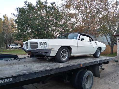 Pontiac LeMans 1972 conv - cars & trucks - by owner - vehicle... for sale in Austin, TX