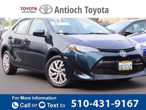 2017 Toyota Corolla sedan AQUA - cars & trucks - by dealer - vehicle... for sale in Antioch, CA