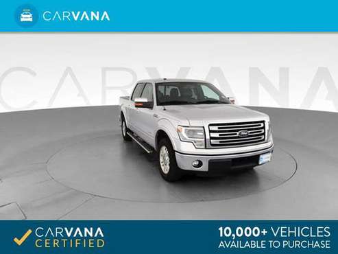 2014 Ford F150 SuperCrew Cab Lariat Pickup 4D 5 1/2 ft pickup SILVER - for sale in Louisville, KY
