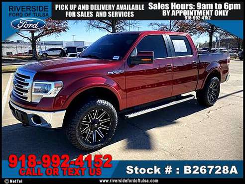 2013 Ford F-150 Lariat 4X4 TRUCK -EZ FINANCING -LOW DOWN! - cars &... for sale in Tulsa, OK