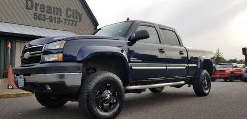 2006 Chevrolet Silverado 2500 Diesel 4x4 Chevy LT 4D 6 1/2 ft ONE OWNE for sale in Portland, OR
