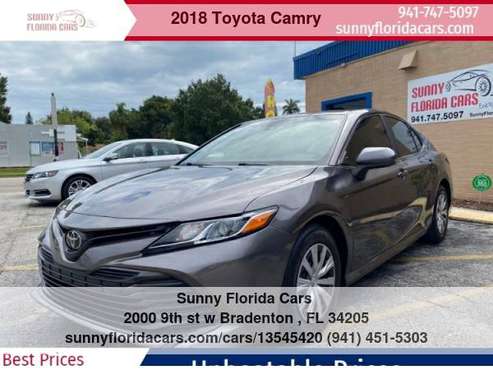 2018 Toyota Camry LE Auto - We Finance Everybody!!! - cars & trucks... for sale in Bradenton, FL
