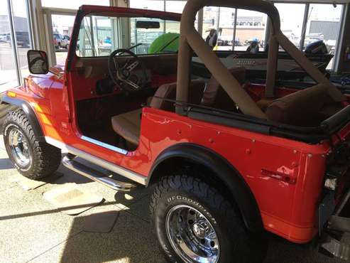 1977 JEEP CJ7 LEVI EDITION - cars & trucks - by dealer - vehicle... for sale in Superior, MN