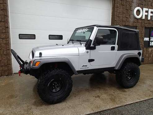 2004 Jeep Wrangler 6 cyl, 5-speed, 4 inch lift, New 33 s - cars & for sale in Chicopee, MA