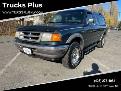 1995 Ford Ranger 4x4 4WD Truck XLT 2dr Extended Cab SB - cars & for sale in Seattle, WA