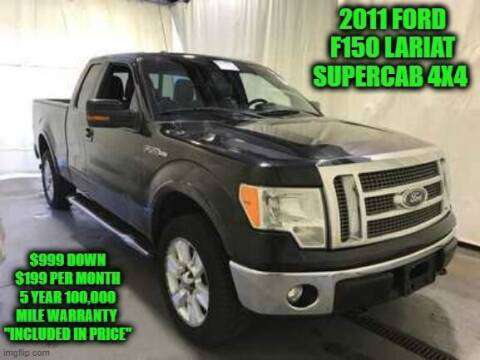 !!*2011 FORD F150 LARIAT SUPERCAB 4X4 PICKUP*!! - cars & trucks - by... for sale in Rowley, MA