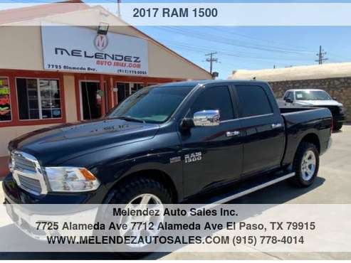 2017 RAM 1500 Lone Star Silver 4x2 Crew Cab 5 7 Box for sale in El Paso, TX