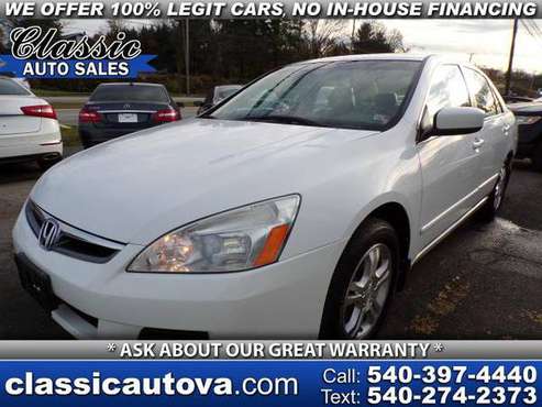 2007 Honda Accord EX-L Sedan AT - cars & trucks - by dealer -... for sale in Roanoke, VA