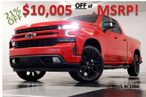 14% OFF MSRP! BRAND NEW Red 2021 Chevrolet Silverado 1500 RST Z71... for sale in Clinton, FL