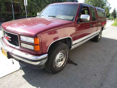 1994 GMC Sierra 1500 xcab 4x4 with a matching topper....NICE... for sale in Anchorage, AK