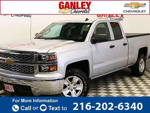 2014 Chevy Chevrolet Silverado 1500 LT pickup Silver Ice Metallic for sale in Brook Park, OH