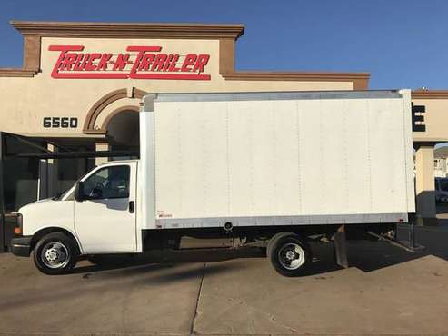 2012 Chevrolet 3500 Box Truck 15' Gas Auto Loading Ramp 112K Miles for sale in Oklahoma City, OK