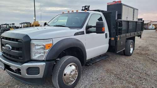 2016 Ford F-550 12ft Stake Service Lube Bed Mechanics Truck 6 8L for sale in Wichita Falls, TX