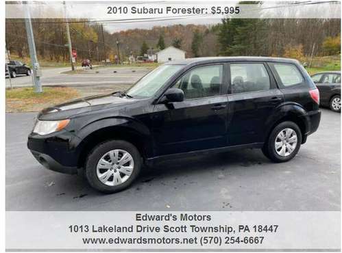 2010 Subaru Forester 4x4 " With Warranty" - cars & trucks - by... for sale in Peckville, PA