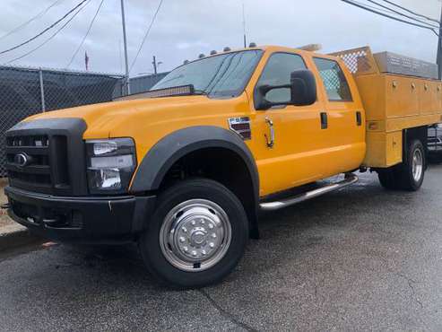 Ford F550 Super duty crew cab utility diesel 2008 - cars & trucks -... for sale in Oceanside, NY