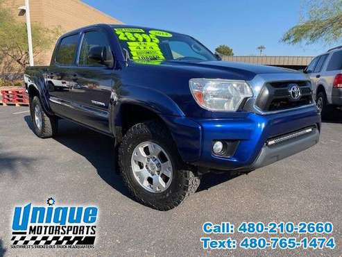 2014 TOYOTA TACOMA DOUBLE CAB TRUCK ~ FOUR WHEEL DRIVE ~ HOLIDAY SPE... for sale in Tempe, AZ
