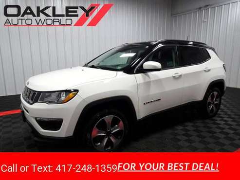 2018 Jeep Compass Latitude 4x4 suv White - - by dealer for sale in Branson West, MO
