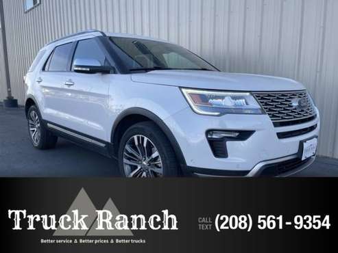 2018 Ford Explorer Platinum - - by dealer - vehicle for sale in Twin Falls, ID