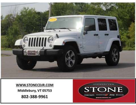 2016 JEEP WRANGLER UNLIMITED SAHARA - - by dealer for sale in Middlebury, VT