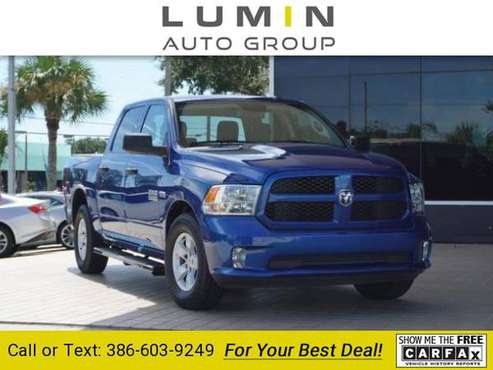 2018 Ram 1500 Express pickup New Holland Blue for sale in New Smyrna Beach, FL