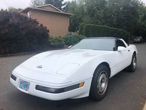 1993 Chevrolet Corvette Low Miles New Tires Convertible *CLEAN (White) for sale in Milwaukie, OR