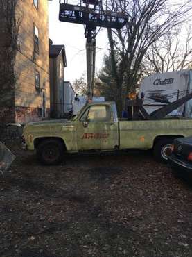 old school cool 1974 chevy pickup square body round headlights -... for sale in Pawtucket, RI