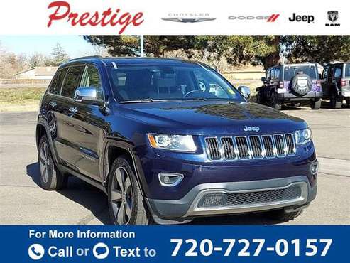 2014 Jeep Grand Cherokee Limited suv True Blue Pearlcoat - cars &... for sale in Longmont, CO